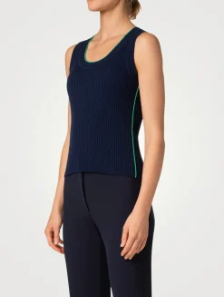 Wool Sleeveless Sweater