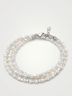 Wrap-Around Pearl Bracelet
