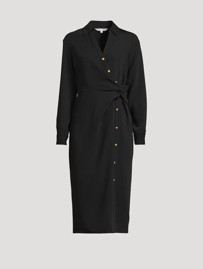 Wright Twisted Shirt Dress