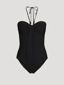 Wylie One-Piece Halter Swimsuit