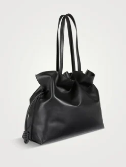 XL Flamenco Leather Shoulder Bag