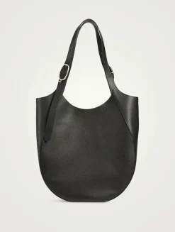 XL Le Foulonné Leather Tote Bag