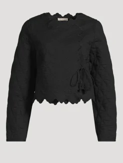 Zofia Quilted Voile Jacket